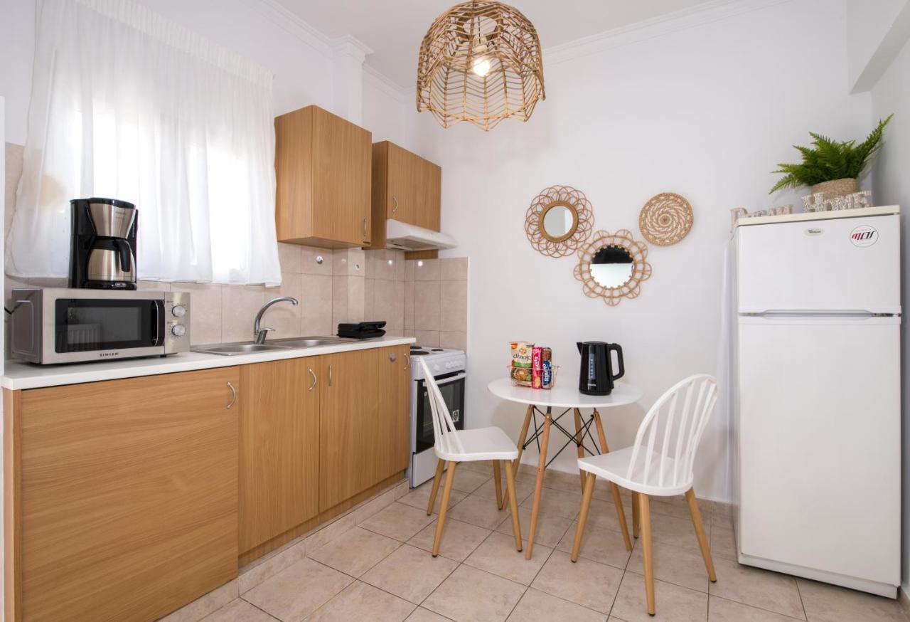 Center Manolia Dream 1 Bedroom Apartment 100M Away From The Beach Hanya Dış mekan fotoğraf
